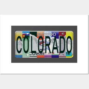 Colorado License Plates Posters and Art